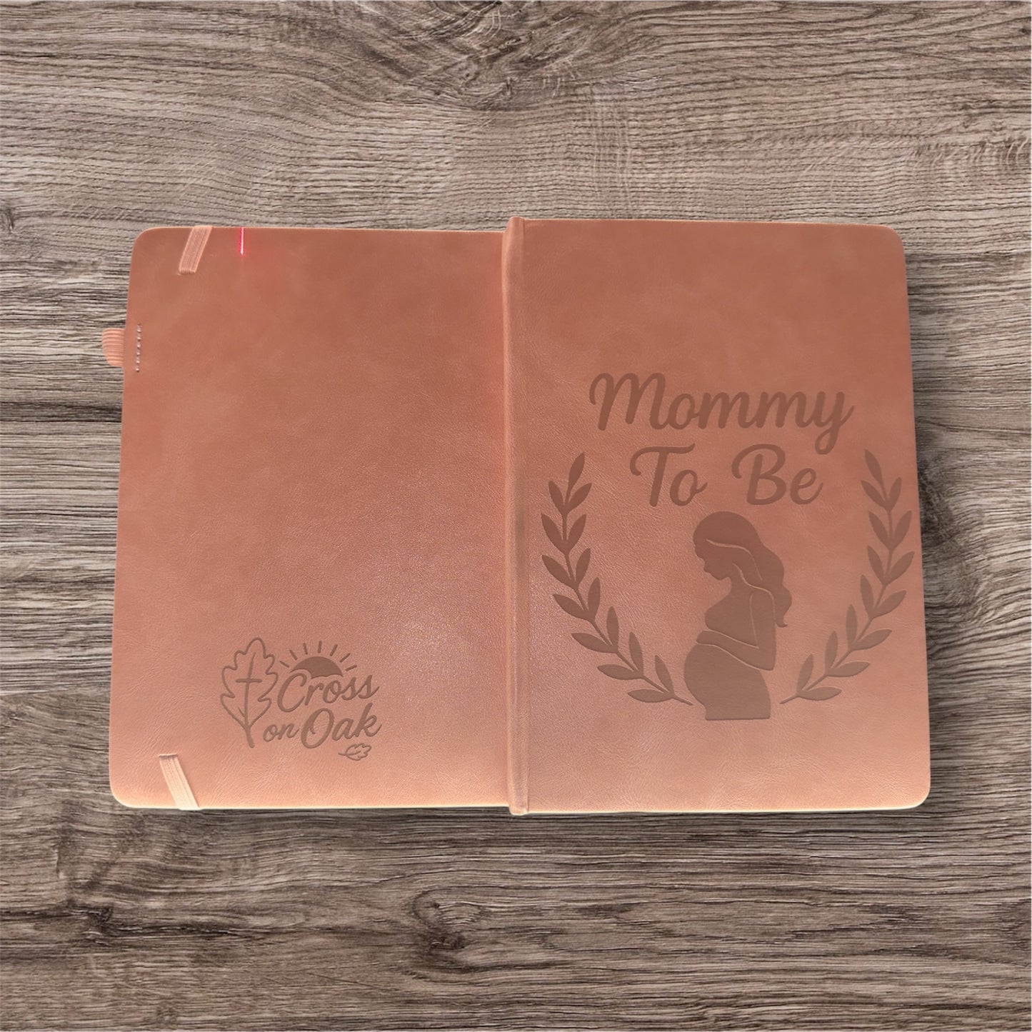 Mommy to Be Leather Journal