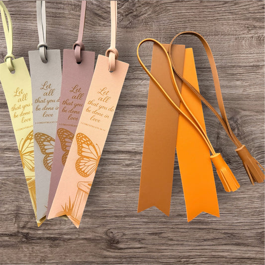 Faith Leather Bookmarks