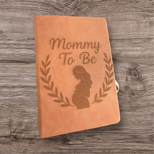 Mommy to Be Leather Journal